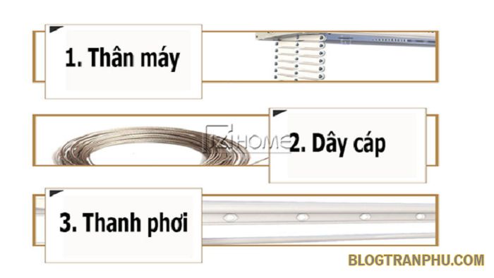Lưu ý cơ bản khi sử dụng giàn phơi thông minh