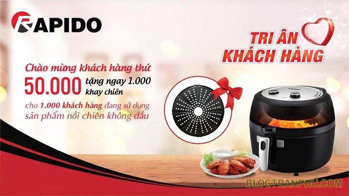 Nồi chiên không dầu Rapido