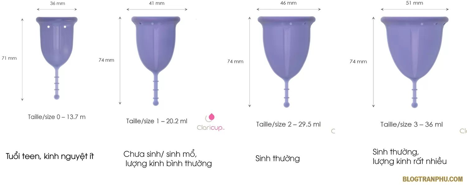 Cốc nguyệt san Claricup