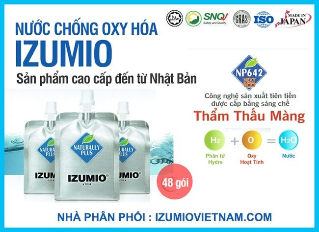 IZUMIO – Nước uống giàu hydro của Nhật Bản