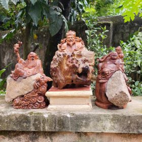 Tượng gỗ Lũa Tam Đa Phúc Lộc Thọ
