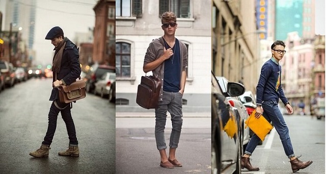 Tips chọn túi xách da nam phù hợp với dáng người