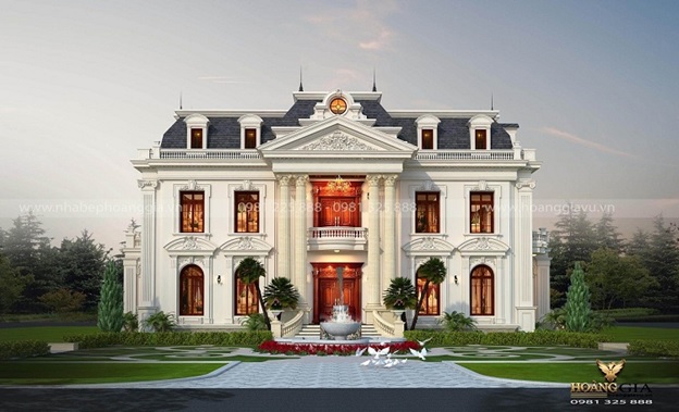 Khám phá xu hướng thiết kế biệt thự tân cổ điển 2 tầng hiện nay