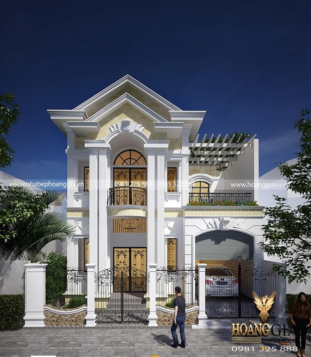 Khám phá xu hướng thiết kế biệt thự tân cổ điển 2 tầng hiện nay