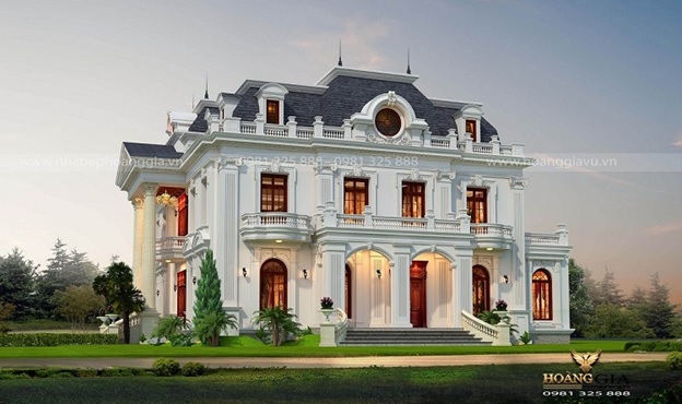Khám phá xu hướng thiết kế biệt thự tân cổ điển 2 tầng hiện nay