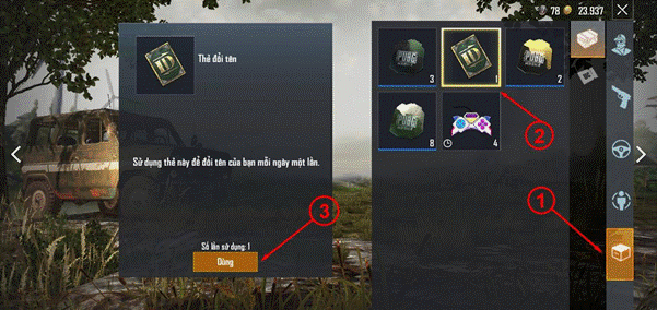 Cách tạo tên kí tự đặc biệt pubg bằng kitudacbiet.co