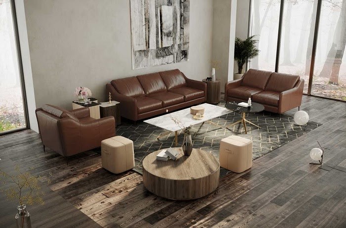 5 Bộ Bàn Ghế Sofa Da Phòng Khách Bán Chạy Tại Nội Thất Kenli