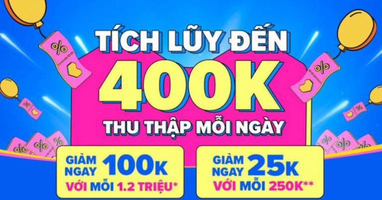 Hướng dẫn cách sử dụng voucher tích lũy trên Lazada