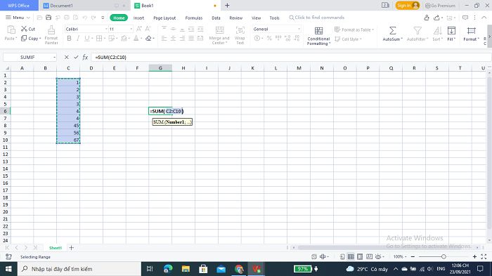 3 cách tính tổng trong Excel đơn giản, nhanh nhất năm 2021