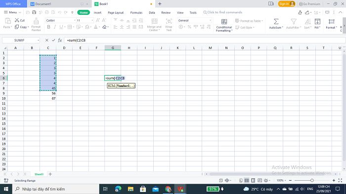 3 cách tính tổng trong Excel đơn giản, nhanh nhất năm 2021