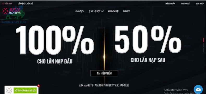 ASX Markets lừa đảo trắng trợn khiến người chơi mất trắng khi tham gia