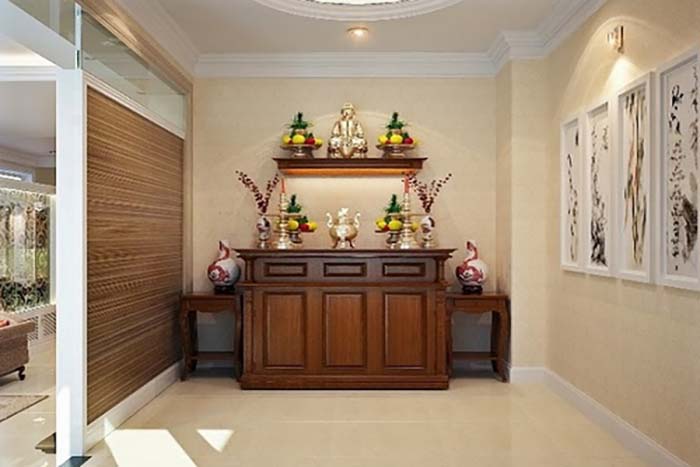 Bàn thờ gia tiên gồm những gì? Vị trí của bàn thờ gia tiên