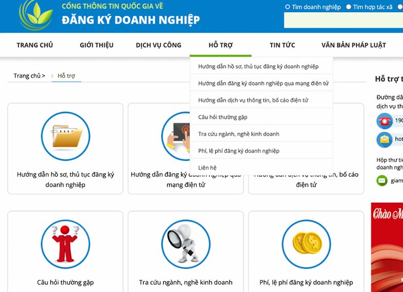 Hướng dẫn cách tra cứu ngành nghề kinh doanh đơn giản nhất