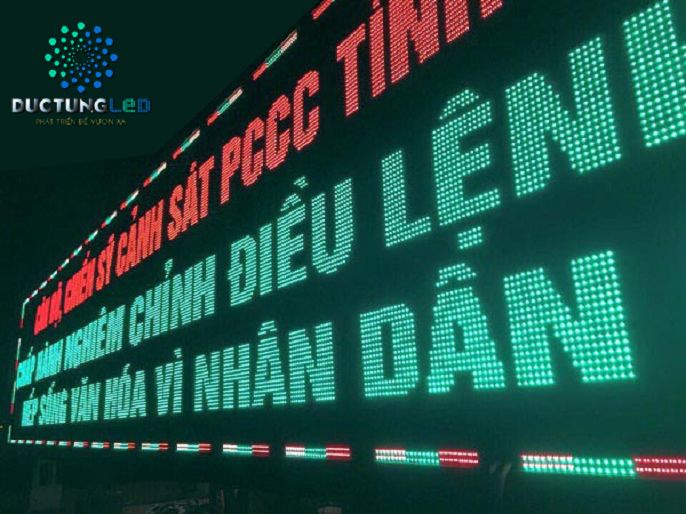 Đức Tùng LED chuyên lắp đặt bảng đèn LED chạy chữ quảng cáo tại Hà Nội