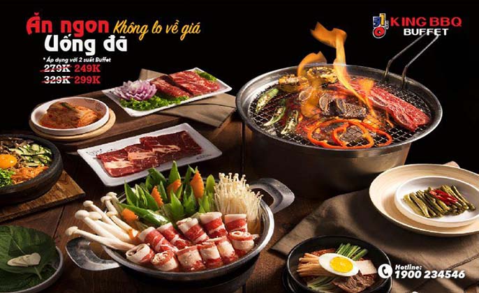 Thông tin chi tiết về bảng giá King BBQ Buffet cho bạn tham khảo