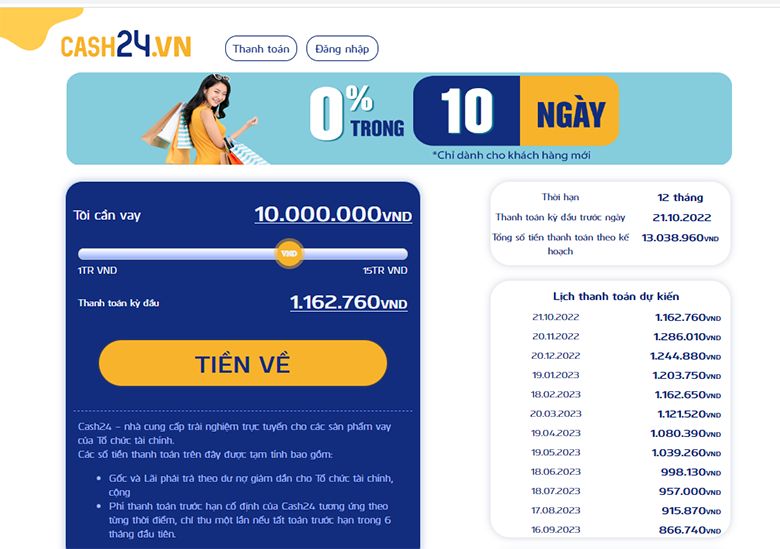 Top 5 dịch vụ vay tiền online chuyển khoản tốt nhất hiện nay 