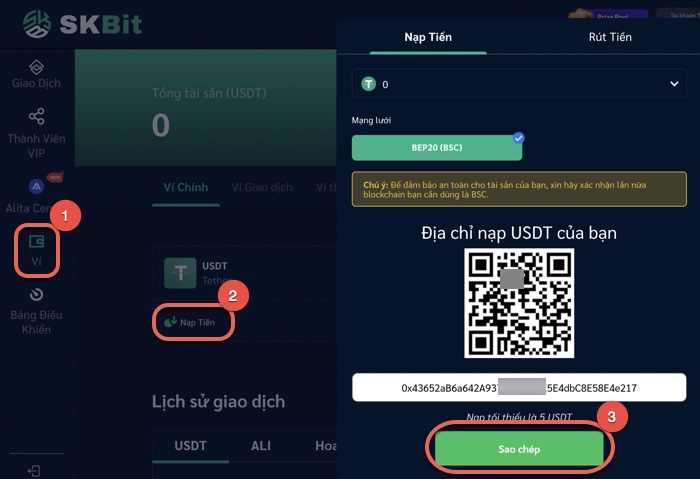 Mua SKBit ⚡️ Nạp tiền SKBit đảm bảo UY TÍN nhất