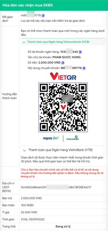 Mua SKBit ⚡️ Nạp tiền SKBit đảm bảo UY TÍN nhất