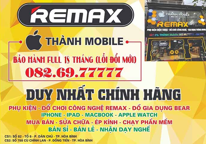 Top 5 cửa hàng bán điện thoại tại Hòa Bình