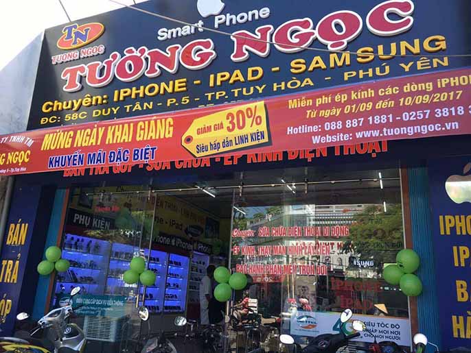 Top 5 cửa hàng bán điện thoại tại Tuy Hòa