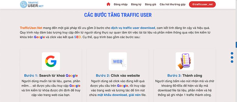Traffic user là gì? Dịch vụ traffic user uy tín nhất hiện nay