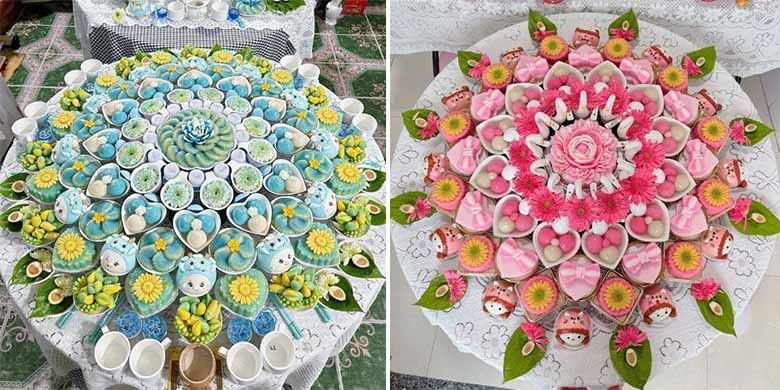 Review dịch vụ mâm cúng đầy tháng cho bé của Kiến Tường 