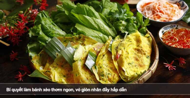 Bí quyết làm bánh xèo thơm ngon, vỏ giòn nhân đầy hấp dẫn